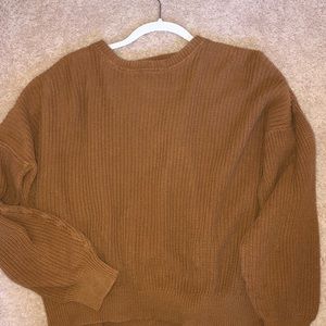 Burnt orange sweater